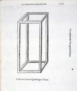 Columna Laterata Quadrangula Vacua, illustration from 